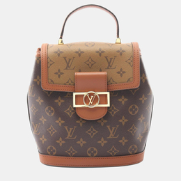 Louis Vuitton: Коричневый рюкзак 