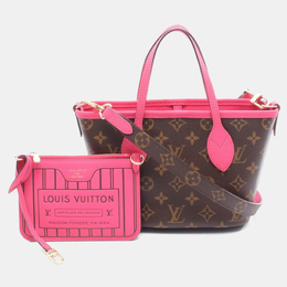Louis Vuitton: Коричневая сумка-шоппер  Neverfull