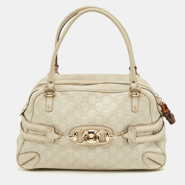 Gucci: Белая сумка 