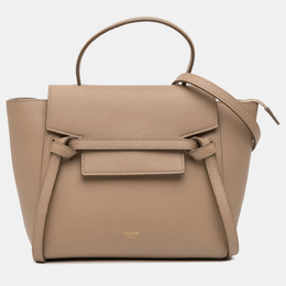 Celine: Коричневая поясная сумка 