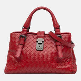 Bottega Veneta: Красная сумка  Intrecciato