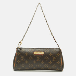 Louis Vuitton: Коричневая сумка  Pochette