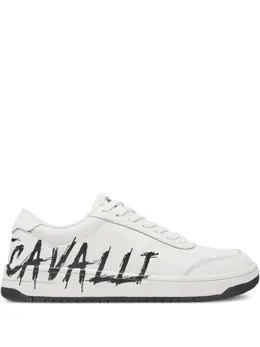 Just Cavalli: Белые кроссовки 