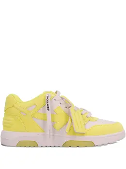 Off-White: Жёлтые кроссовки  Out of Office