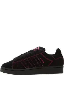 adidas: Чёрные кроссовки  Campus