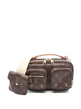 Louis Vuitton Pre-Owned: Коричневая сумка через плечо 