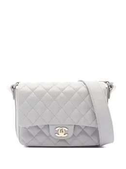 CHANEL Pre-Owned: Серебристая сумка 