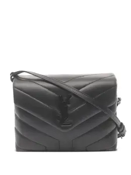 Saint Laurent: Чёрная сумка  Loulou Toy