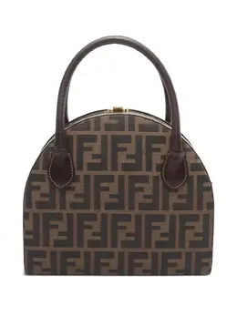 Fendi Pre-Owned: Коричневая сумка-шоппер 