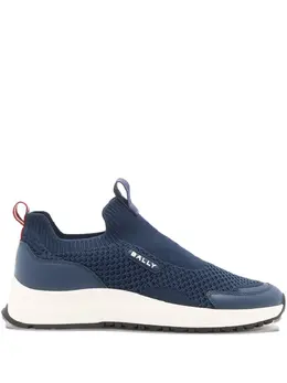Bally: Синие кроссовки 