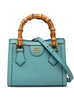 Gucci Pre-Owned: Голубая сумка 