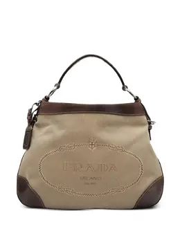 Prada Pre-Owned: Коричневая сумка 