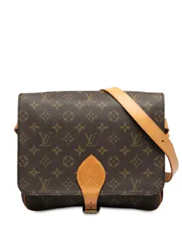 Louis Vuitton Pre-Owned: Коричневая сумка через плечо 