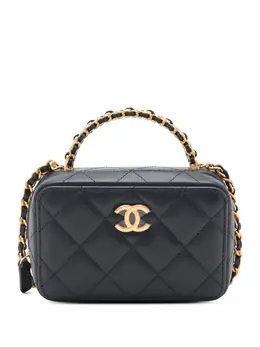 CHANEL Pre-Owned: Голубая сумка 