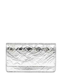 Maison Margiela: Серебристая сумка  Chain
