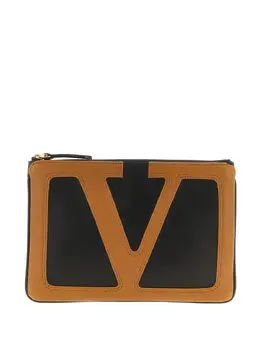 Valentino Garavani: Коричневый клатч 
