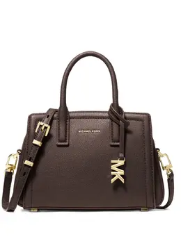 Michael Michael Kors: Коричневая сумка через плечо 