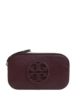 Tory Burch: Бордовая сумка через плечо  Mini Miller