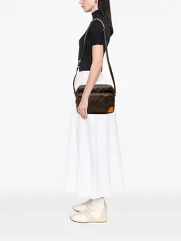 Louis Vuitton Pre-Owned: Коричневая сумка через плечо 