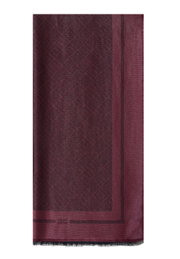 ELISABETTA FRANCHI: Бордовый шарф 
