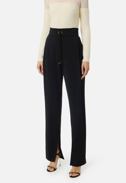 ELISABETTA FRANCHI: Чёрные брюки 