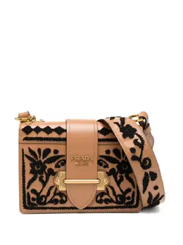 Prada Pre-Owned: Коричневая сумка 