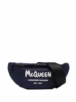 Alexander McQueen: Поясная сумка с принтом 
