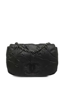 CHANEL Pre-Owned: Чёрная сумка через плечо 