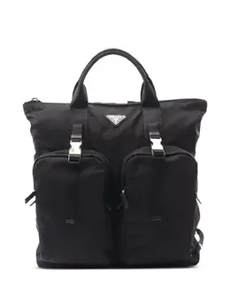 Prada Pre-Owned: Чёрная сумка-шоппер 