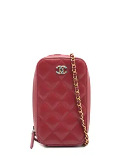 CHANEL Pre-Owned: Красная сумка через плечо 