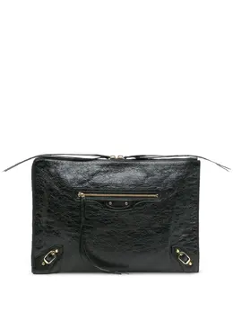 Balenciaga Pre-Owned: Чёрный клатч 