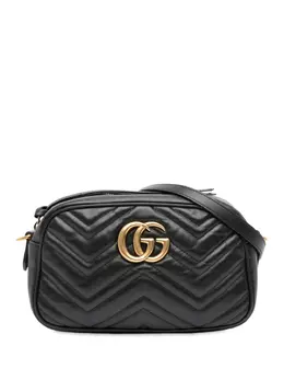 Gucci Pre-Owned: Чёрная сумка через плечо 