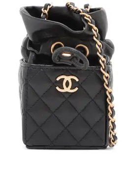 CHANEL Pre-Owned: Чёрная сумка 