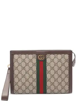 Gucci Pre-Owned: Коричневый клатч 