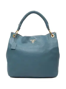 Prada Pre-Owned: Голубая сумка 