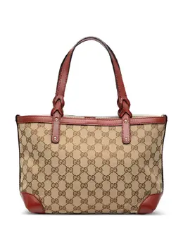 Gucci Pre-Owned: Коричневая сумка-шоппер 