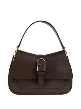 Furla: Тёмная сумка-шоппер 