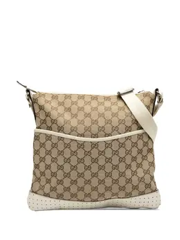 Gucci Pre-Owned: Коричневая сумка через плечо 