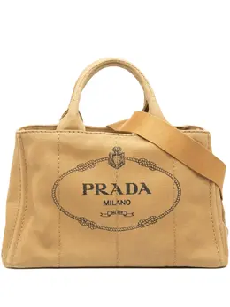 Prada Pre-Owned: Коричневая сумка 