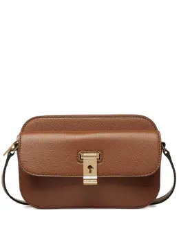 Bally: Коричневая сумка через плечо 