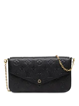 Louis Vuitton Pre-Owned: Чёрная сумка через плечо 