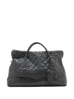 CHANEL Pre-Owned: Чёрная дорожная сумка 
