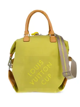 Louis Vuitton Pre-Owned: Жёлтая сумка-шоппер 