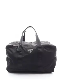 Prada Pre-Owned: Чёрная дорожная сумка 