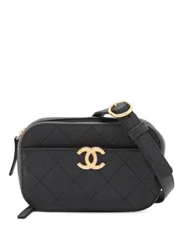 CHANEL Pre-Owned: Чёрная сумка 