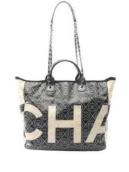 CHANEL Pre-Owned: Белая сумка-шоппер 