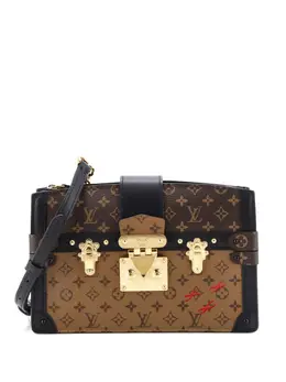 Louis Vuitton Pre-Owned: Чёрный клатч 