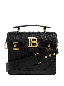 Balmain: Чёрная сумка-шоппер  B-Buzz