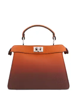 FENDI: Коричневая сумка-шоппер  Peekaboo ISeeU