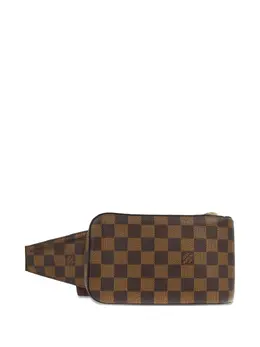 Louis Vuitton Pre-Owned: Тёмная поясная сумка 